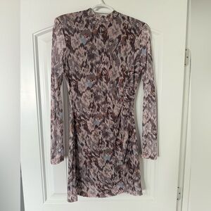 Sage Multicolor Long Sleeve Dress